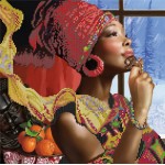 Рисунок на ткани для вышивания бисером КАРТИНЫ БИСЕРОМ арт.S-127 Африканские мотивы