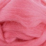Шерсть для валяния ПЕХОРКА полутонкая шерсть (100%шерсть) 50гр цв.11 яр.розовая