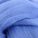 Шерсть для валяния ПЕХОРКА полутонкая шерсть (100%шерсть) 50гр цв.15 т.голубой