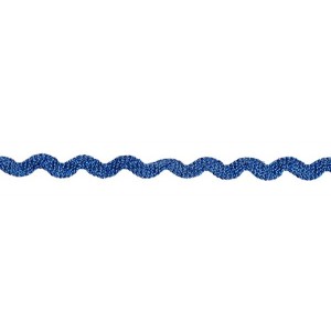 Тесьма плетеная вьюнчик (МЕТАНИТ) арт.С-2914 г17 рис.6422 цв.синий №27
