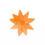 Термоаппликации арт.Р-10-01 Цветы мал. цв.оранжевый