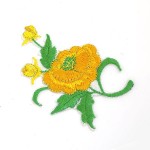 Термоаппликации арт.TBO-074 Цветок цв. 3 желтый
