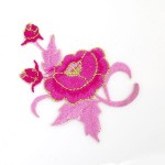 Термоаппликации арт.TBO-074 Цветок цв. 4 розовый