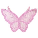 Термоаппликации арт.TBО#2 Бабочка цв.7 розовый