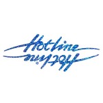 Термоаппликации арт.ТВД-1623673 голограмма Hotline цв.синий