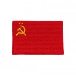 Термоаппликации вышитые арт.СП-039 флаг СССР 7,4*5см