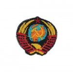 Термоаппликации вышитые арт.СП-066 герб СССР 4*4см