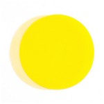 Термозаплатки круг 10см уп. 2шт цв. желтый