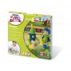 FIMO kids farm&play `Рыцарь`, состоящий из 4-ти блоков по 42 гр. , стек для моделирования, инструкция, игровая фоновая сцена, уровень сложности 3