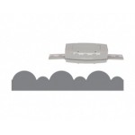 Дырокол фигурный для края Малый (сменный картридж): Облака  Fiskars 0128F