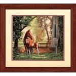 Набор для вышивания DIMENSIONS арт.DMS- 35260 Лошадь с жеребенком (36х30 см)