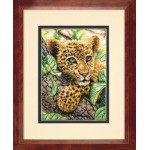 Набор для вышивания DIMENSIONS арт.DMS- 70-65118 Молодой леопард 12х17 см