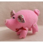 Набор для изготовления текстильной куклы арт.P001 'Pig's Story' 12см Ваниль