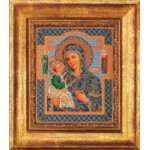 Набор для вышивания бисером КРОШЕ арт. В-164 Н-р Иерусалимская Богородица 20x24 см