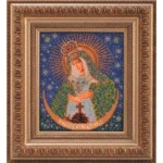 Набор для вышивания бисером КРОШЕ арт. В-161 Н-р Острабрамская Богородица 20x24 см