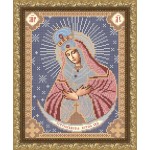 Наборы для вышивания бисером Арт Соло арт. NI-4009 Пресвятая Богородица Остробрамская 20,5х25