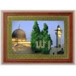 Набор для вышивания Вышивальная мозаика арт. 099РВМ.Мечети мира.Мечеть Аль-Акса в Иерусалиме 13,5х20см