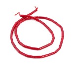 Бусины на нитях TESОRO арт.TS-K19 коралл 3*9мм цв.3 красный (44 бусин)