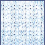 Бумага для скрапбукинга Гжель арт.CP02484 голубая волна 30,5х30,5см 160гм одностор