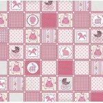 Бумага для скрапбукинга Малыш и малышка арт.CP06389 розовое одеяло 30,5х30,5см 140гм одностор
