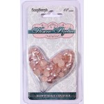 Сердечки жемчужные арт.SCB 0717118 нежно-розовые 6 мм и 8 мм уп.60 шт