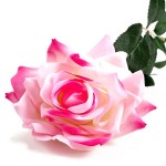 Цветы искусственные арт.СЛ.674559 роза розовая 60 см d-12 см