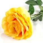 Цветы искусственные арт.СЛ.674560 роза желтая 70 см d-12 см