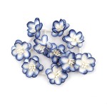 Цветки вишни арт.SCB 300215 Белый с синим уп.10шт