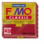 FIMO Classic Carmine Red полимерная глина, запекаемая в печке, уп. 56 гр. цвет: пунцовый 8000-29