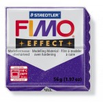 FIMO Effect Glitter Lilac полимерная глина, запекаемая в печке, уп. 56 гр. цвет: фиолетовый с блестками 8020-602