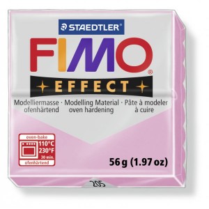 FIMO Effect Pastel Light Pink полимерная глина, запекаемая в печке, уп. 56 гр. цвет: пастельно-розовый 8020-205