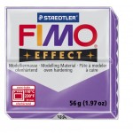 FIMO Effect Translucent Рurple полимерная глина, запекаемая в печке, уп. 56 гр. цвет: полупрозрачный фиолетовый 8020-604