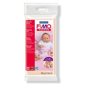 FIMO PuppenDoll Пластика для изготовления кукол 500 г блок,телесный, арт.8029-43