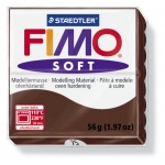 FIMO Soft Chocolate полимерная глина, запекаемая в печке, уп. 56 гр. цвет: шоколад, арт.8020-75