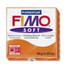 FIMO Soft Mandarin полимерная глина, запекаемая в печке, уп. 56 гр. цвет: мандарин арт.8020-42