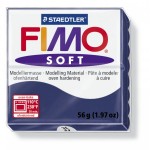 FIMO Soft Windsor Blue полимерная глина, запекаемая в печке, уп. 56 гр. цвет: королевский синий арт.8020-35