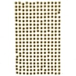 Глазки клеевые арт.КЛ.5-1321 цв.прозрачные,черный зрачок уп.273шт