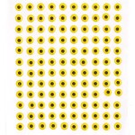 Глазки клеевые арт.КЛ.7-10122 цв.желтые,черный зрачок уп.120шт