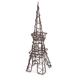 Металлическая мини Эйфелева башня арт. SCB27051 6х11х19,5см коричневая