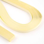 Набор бумаги арт. PK-6 для квиллинга 100 шт однотонная, 6 мм цв.2 желтый
