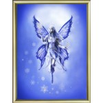 Набор ЧМ арт. КС-040 для изготовления картины со стразами Зимняя фея
