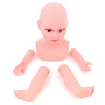 Набор для изготовления куклы арт.КЛ.20136 голова, 2 руки, 2 ноги, пластм.