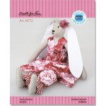 Набор для изготовления текстильной игрушки арт.KFT21 Веселые кролики - АЛИСА