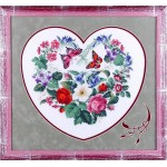 Набор для вышивания Алисена арт.1113 Викторианское сердечко 38*34 см