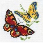 Набор для вышивания арт.Алиса - 050 М Бабочки-красавицы 10х11 см