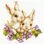 Набор для вышивания арт.Алиса - 111 крольчата СР 15х16 см