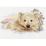 Набор для вышивания арт.Алиса - 119 Северный медвежонок 27х16см