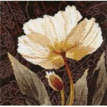 Набор для вышивания арт.Алиса - 217 Белые цветы. Залитый светом Б 25х25 см