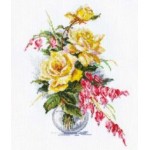 Набор для вышивания арт.Алиса - 220 Желтые розы Б 21х29 см