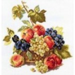 Набор для вышивания арт.Алиса - 504 Б Яблоки и виноград 25х25 см